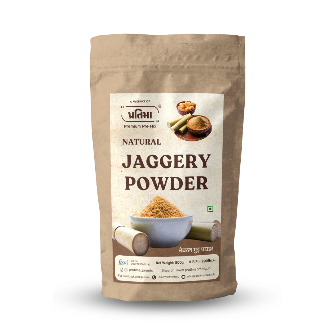 Pratima natural jaggery powder 500 gm — unrefined gud sweetener for tea and cooking